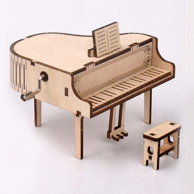 3D그랜드피아노만들기(오르골멜로디)